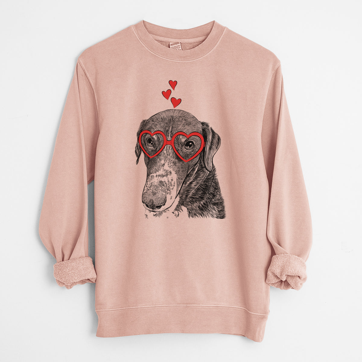 Valentine Angel Orion the Mixed Breed - Unisex Pigment Dyed Crew Sweatshirt