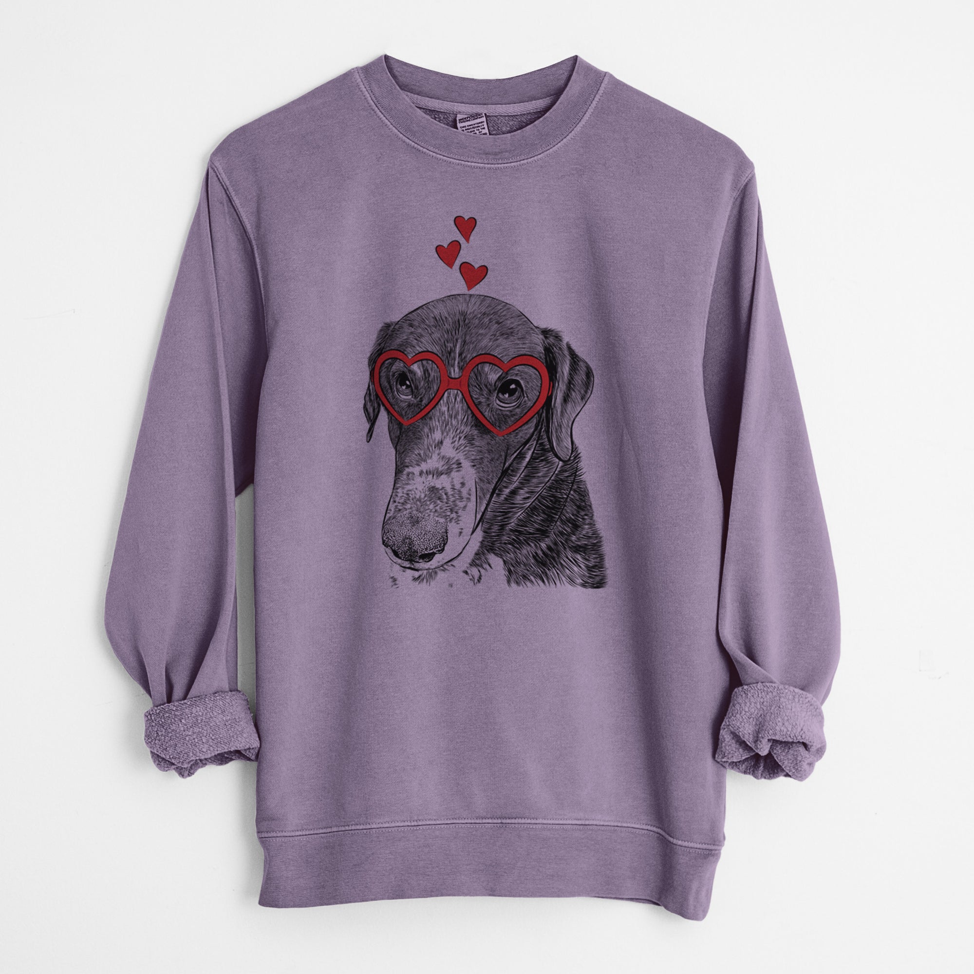 Valentine Angel Orion the Mixed Breed - Unisex Pigment Dyed Crew Sweatshirt