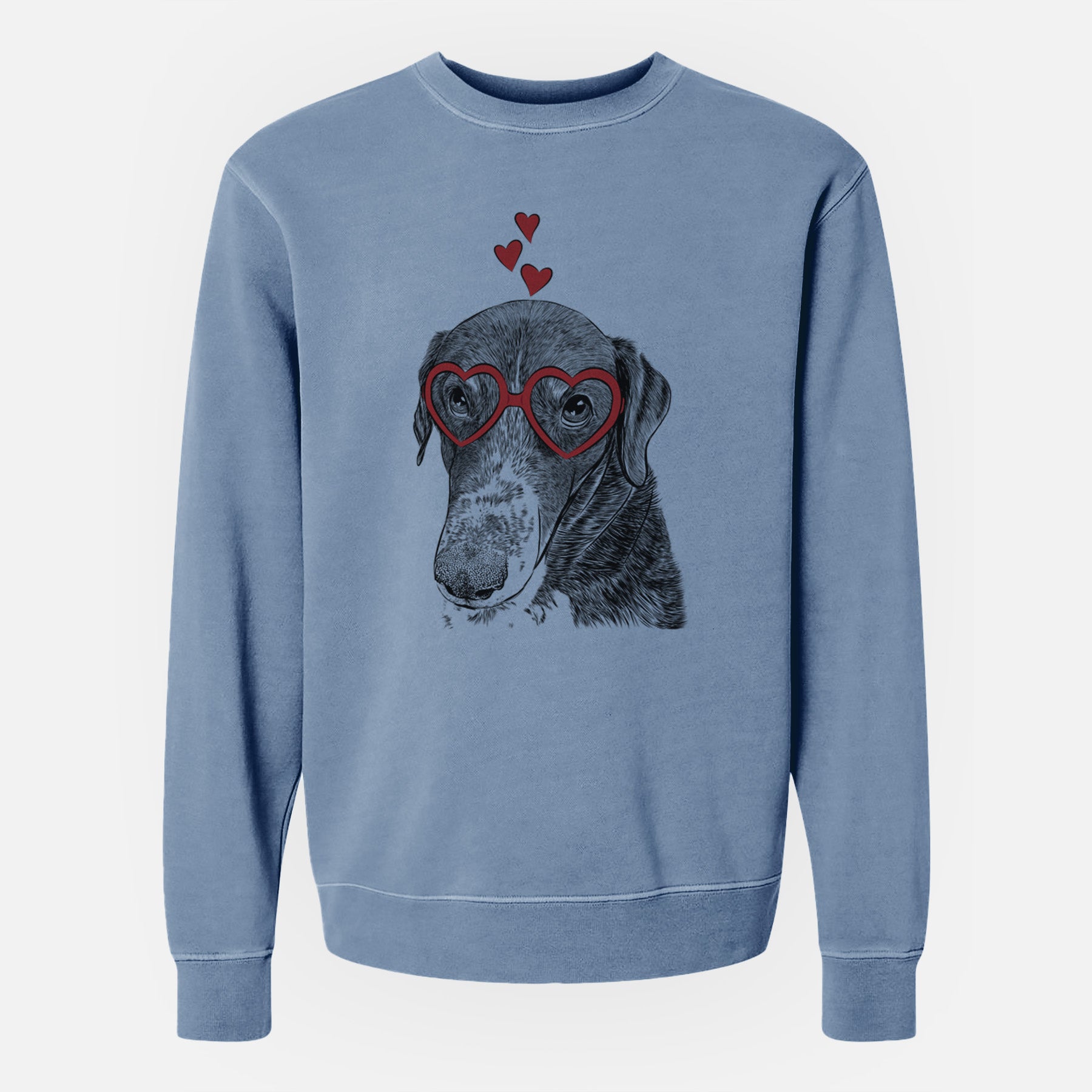 Valentine Angel Orion the Mixed Breed - Unisex Pigment Dyed Crew Sweatshirt