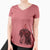 Valentine Angel Orion the Mixed Breed - Women's V-neck Shirt