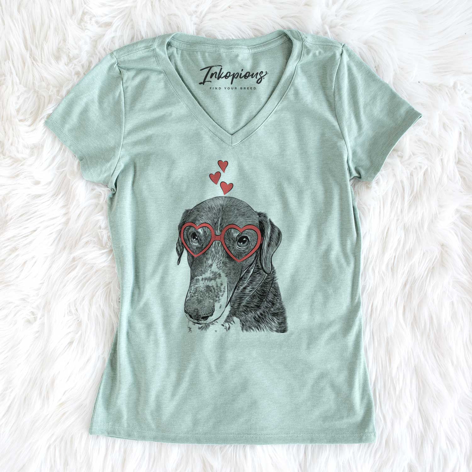 Valentine Angel Orion the Mixed Breed - Women's V-neck Shirt