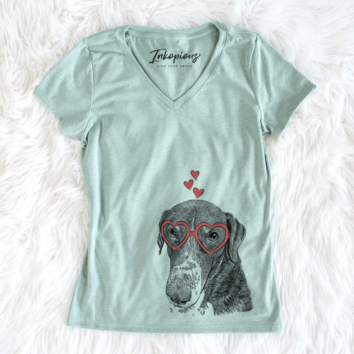 Valentine Angel Orion the Mixed Breed - Women&#39;s V-neck Shirt