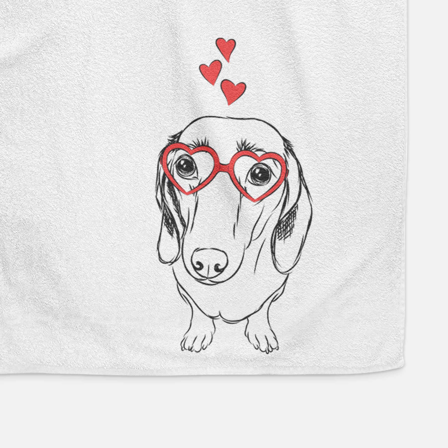 Annabelle the Dachshund Decorative Hand Towel