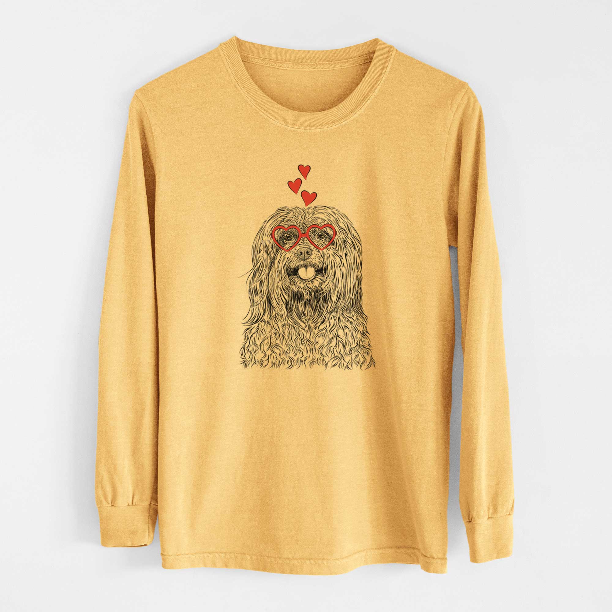 Valentine Annie the Mixed Breed - Heavyweight 100% Cotton Long Sleeve