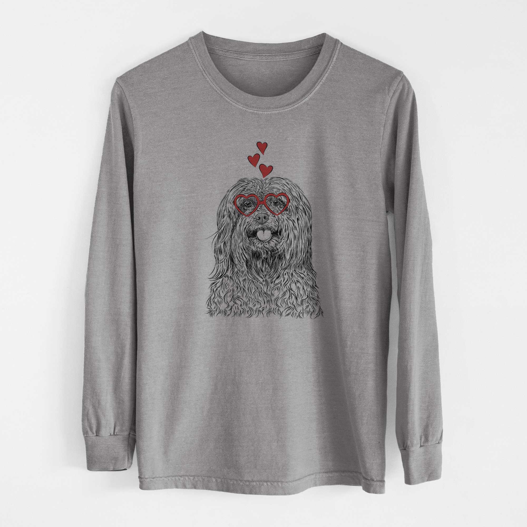 Valentine Annie the Mixed Breed - Heavyweight 100% Cotton Long Sleeve