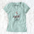 Valentine Annie Belle the Pitbull Mix - Women's V-neck Shirt