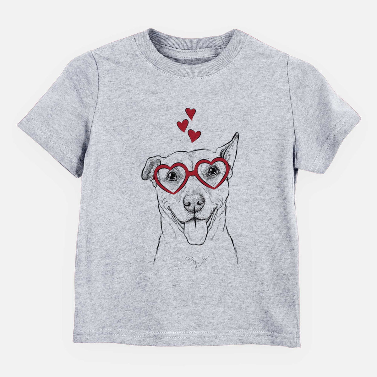 Valentine Annie Belle the Pitbull Mix - Kids/Youth/Toddler Shirt