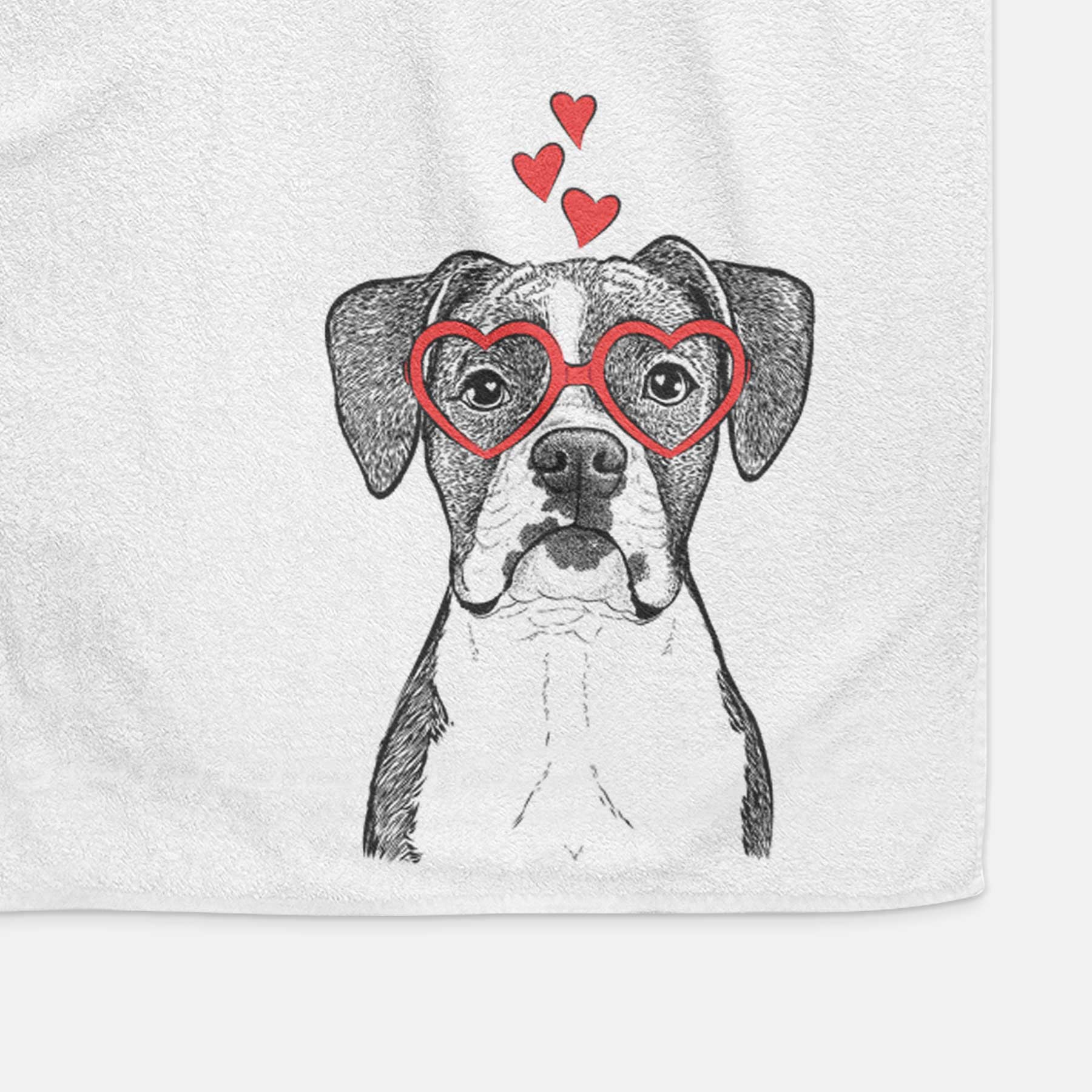 Annie the Boxer Decorative Hand Towel