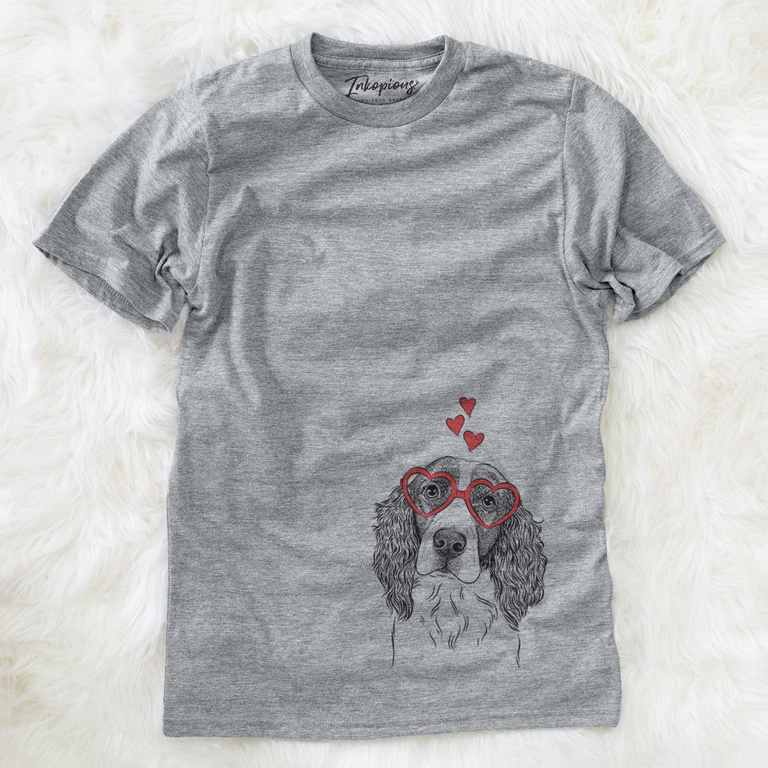 Valentine Annie the English Springer Spaniel - Unisex Crewneck