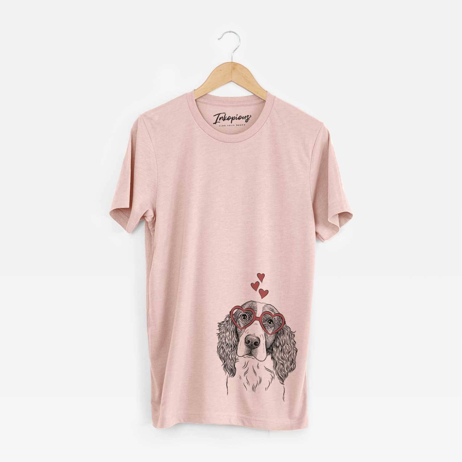 Valentine Annie the English Springer Spaniel - Unisex Crewneck