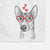 Anubis the Alaskan Husky Decorative Hand Towel