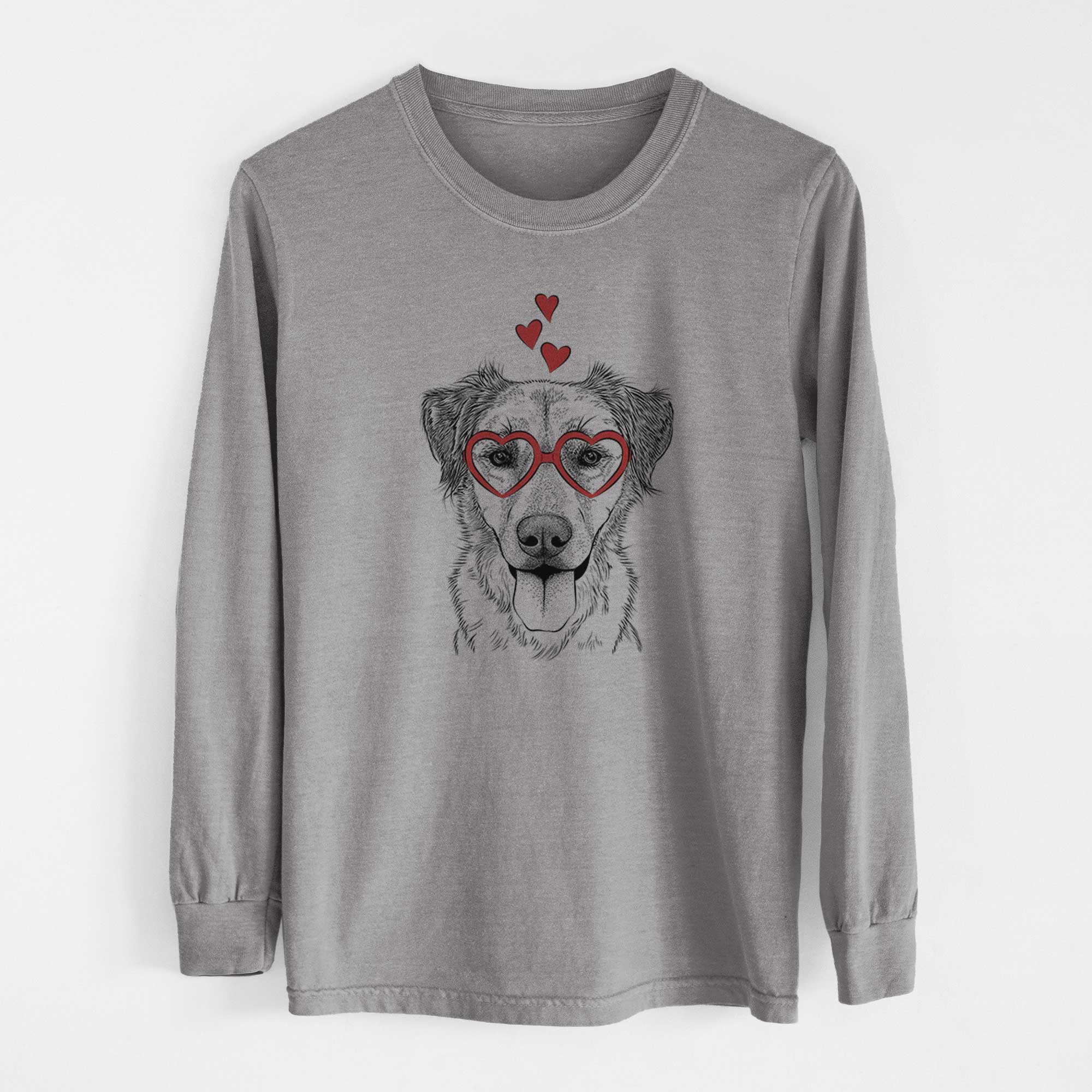 Valentine Apollo the Mixed Breed - Heavyweight 100% Cotton Long Sleeve