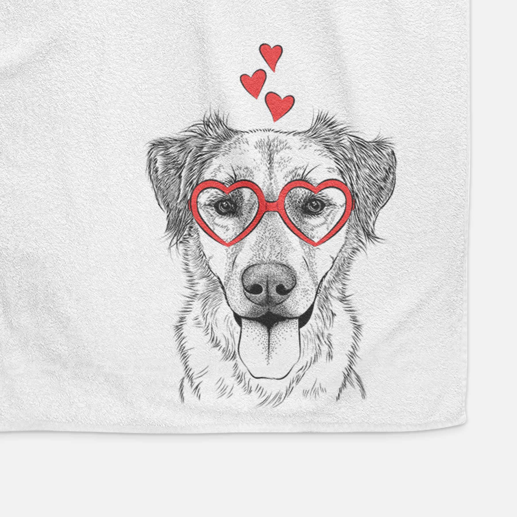 Apollo the Mixed Breed Decorative Hand Towel