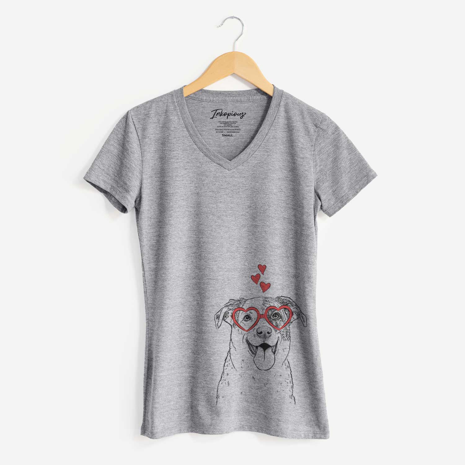 Valentine Archer the Shepherd Mix - Women's V-neck Shirt