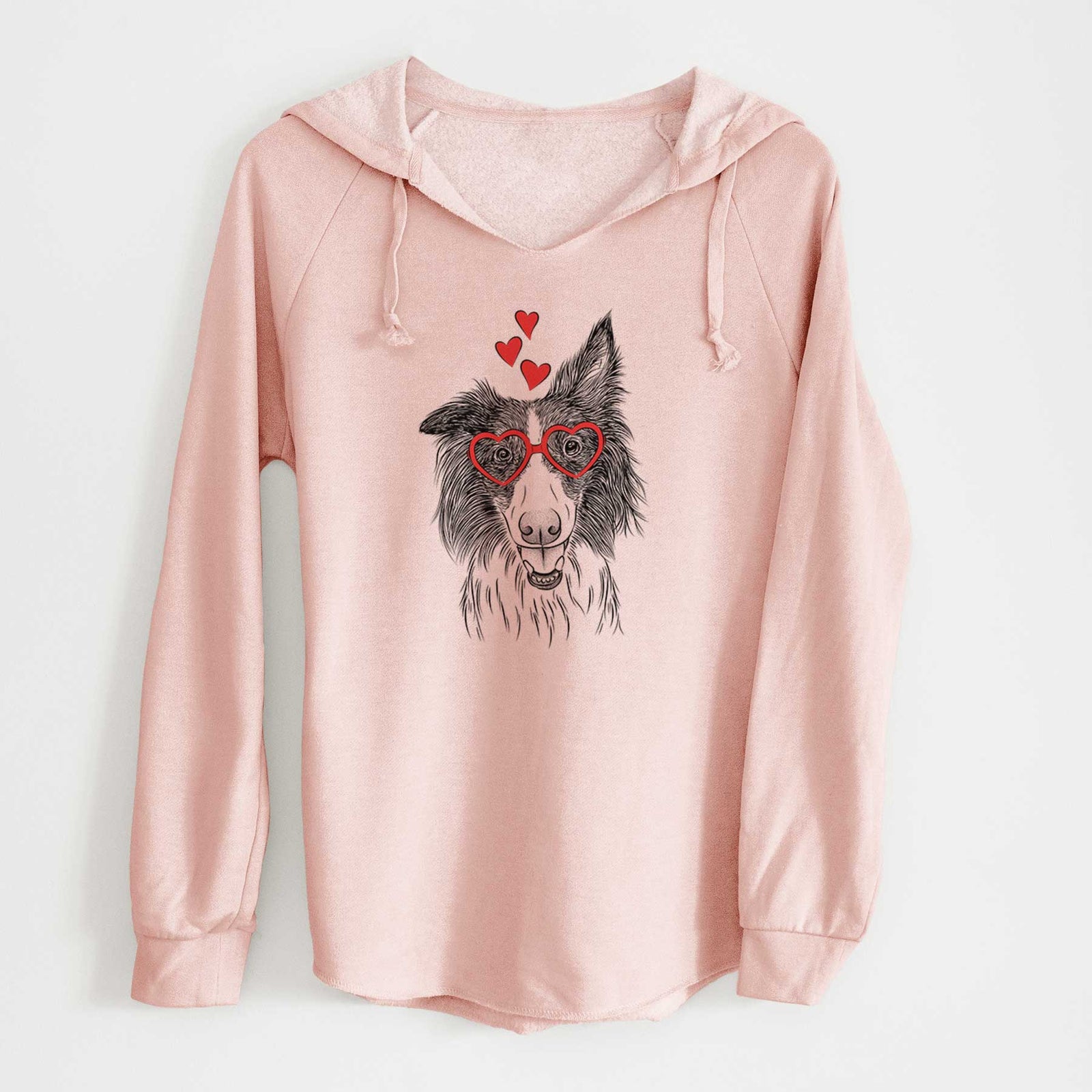 Valentine Archie the Silken Windhound - Cali Wave Hooded Sweatshirt