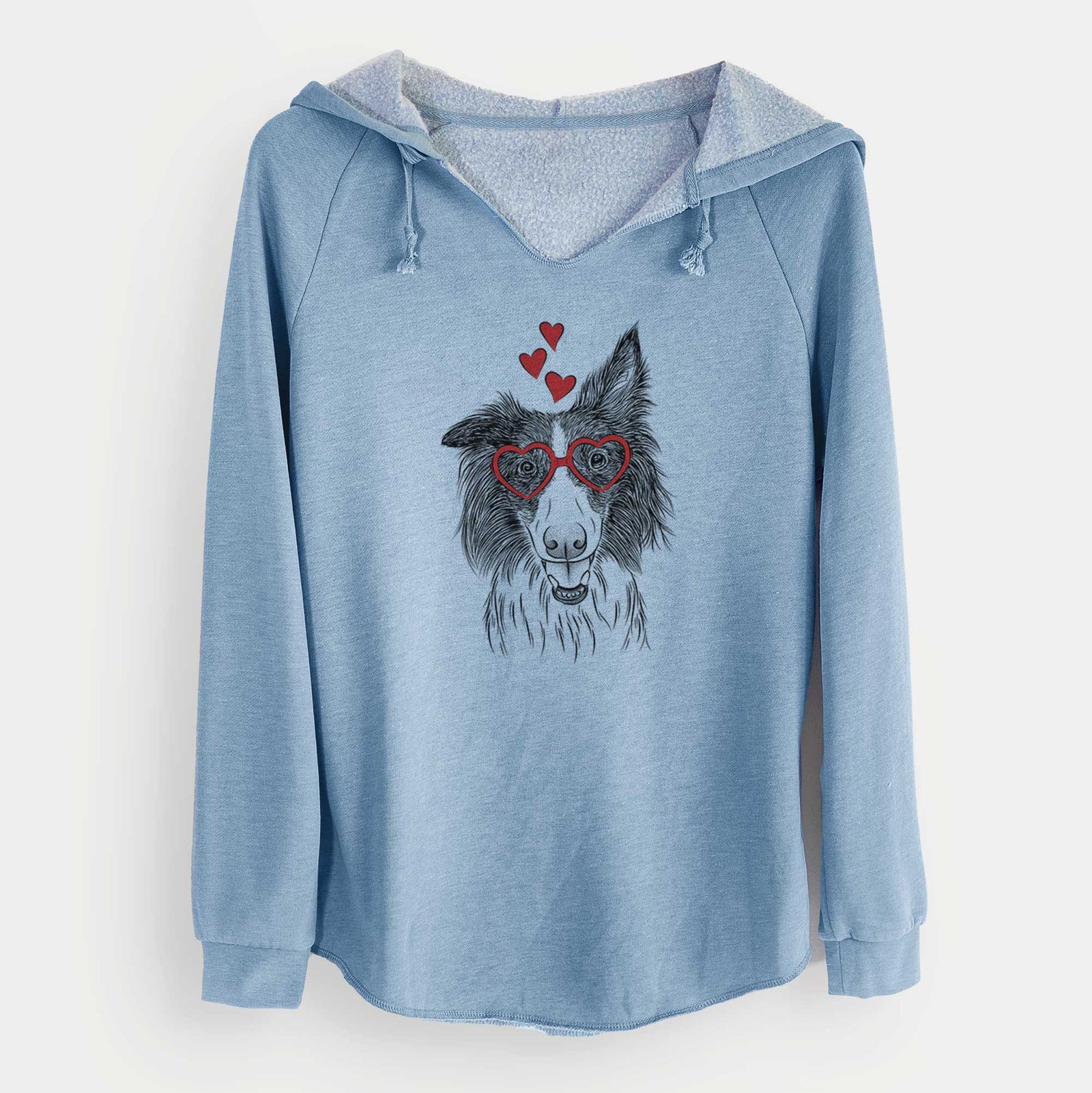Valentine Archie the Silken Windhound - Cali Wave Hooded Sweatshirt