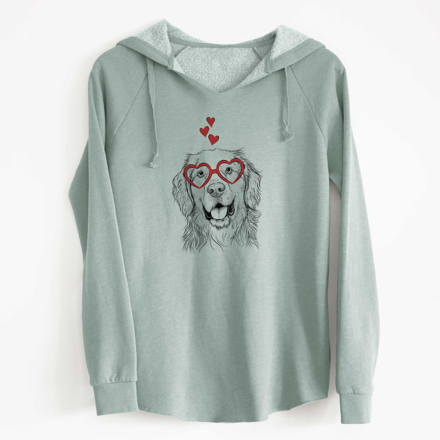 Valentine Archie Benjamin the Mixed Breed - Cali Wave Hooded Sweatshirt