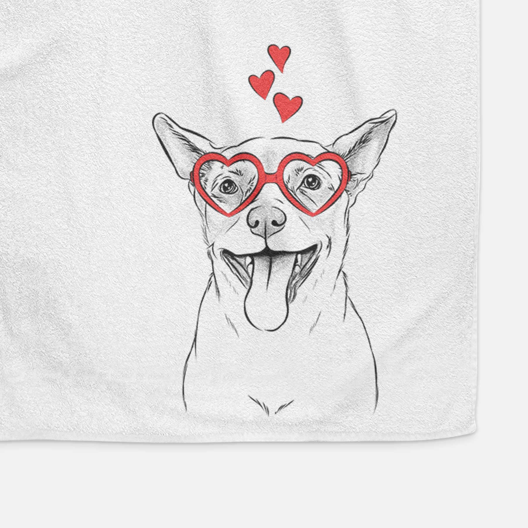 Archie the Chihuahua Mix Decorative Hand Towel