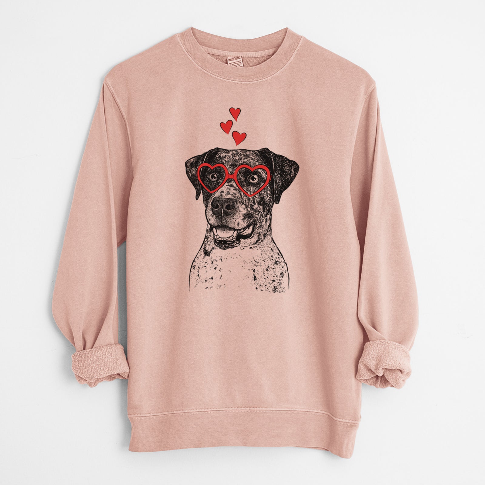 Valentine Argos the Catahoula - Unisex Pigment Dyed Crew Sweatshirt