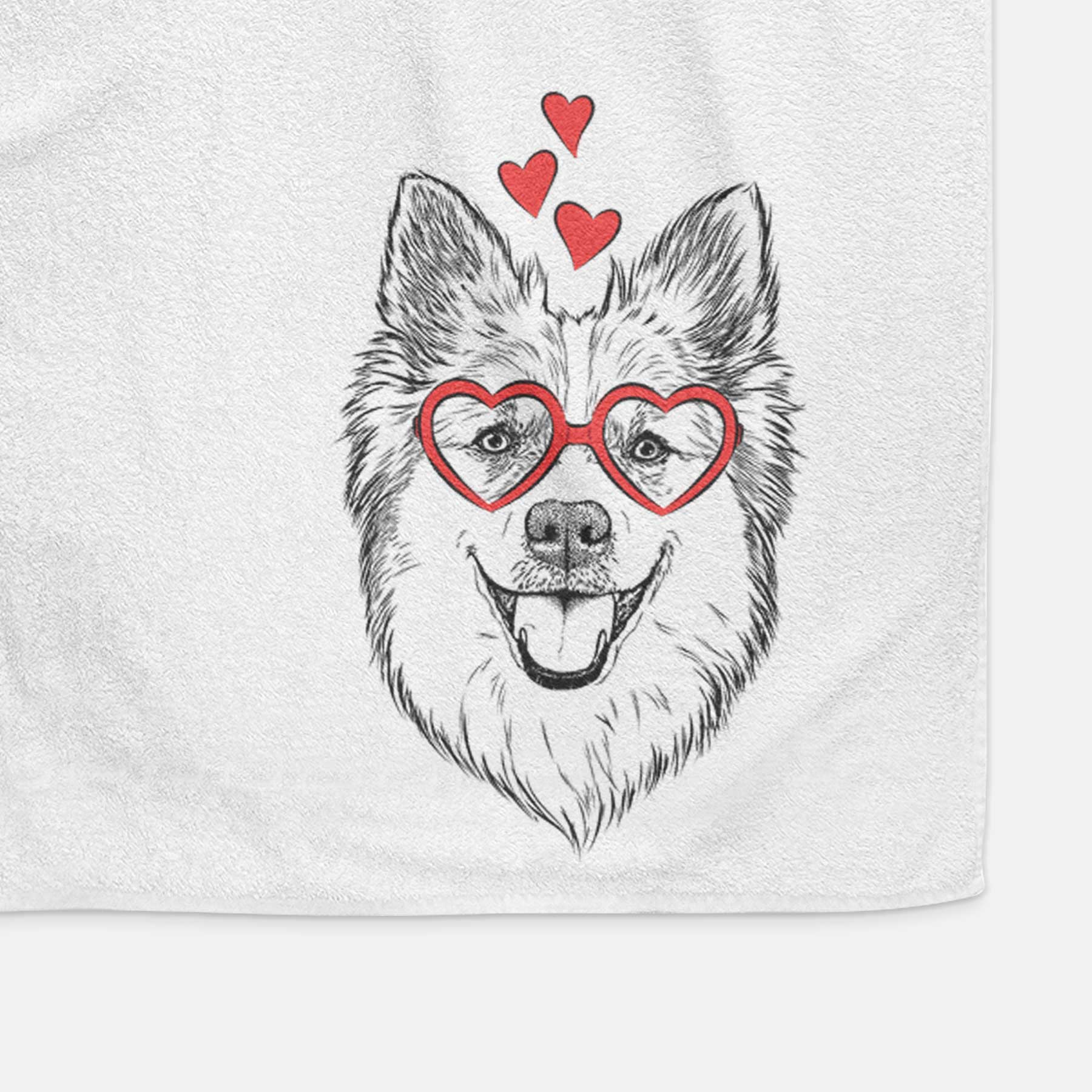 Ari the Icelandic Sheepdog Decorative Hand Towel