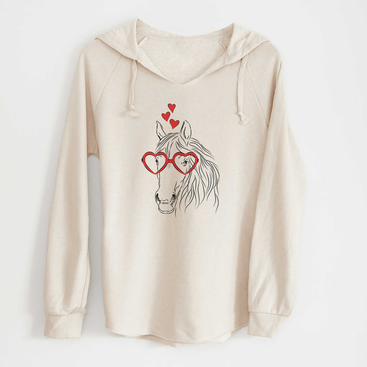 Valentine Aria the Horse - Cali Wave Hooded Sweatshirt