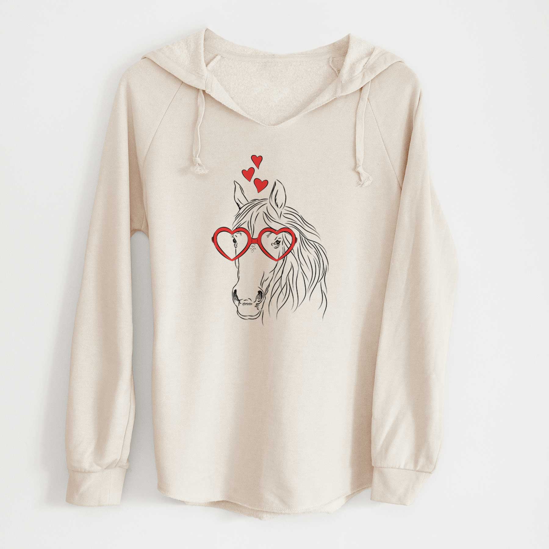 Valentine Aria the Horse - Cali Wave Hooded Sweatshirt