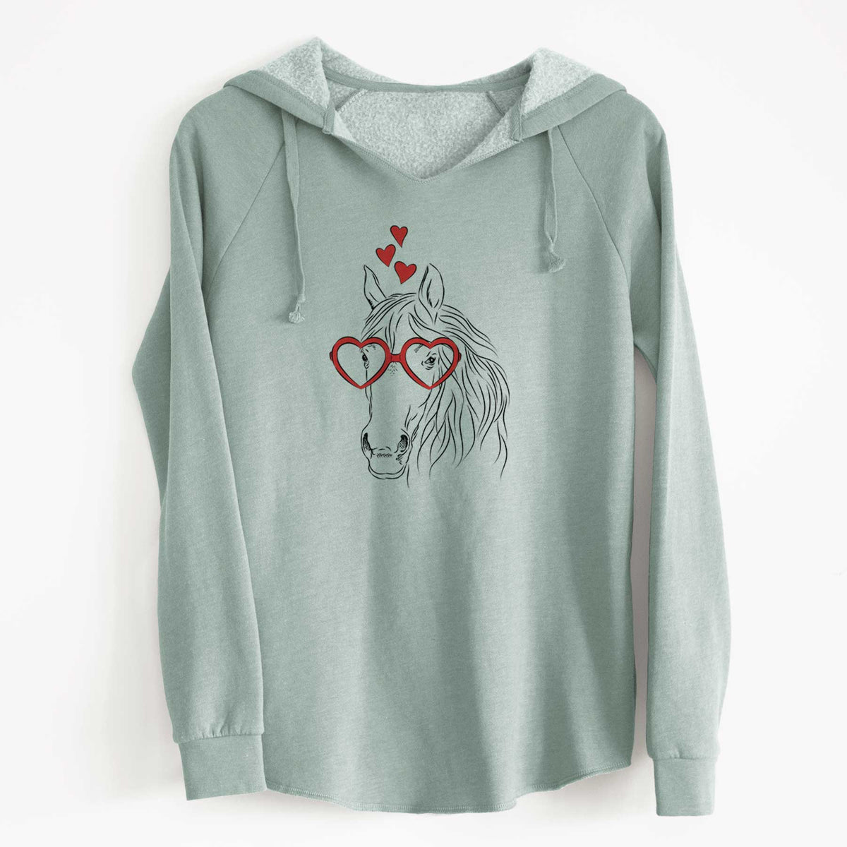 Valentine Aria the Horse - Cali Wave Hooded Sweatshirt