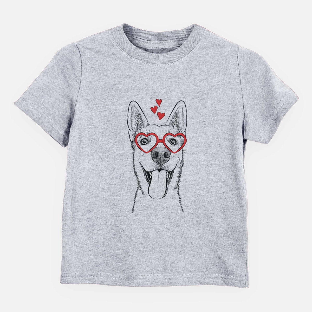 Valentine Arlo the Husky Shepherd Mix - Kids/Youth/Toddler Shirt