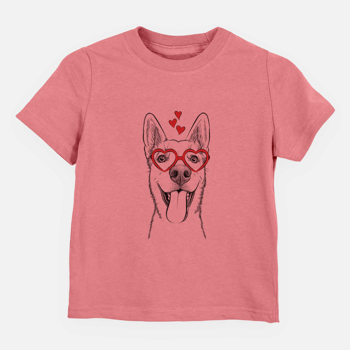 Valentine Arlo the Husky Shepherd Mix - Kids/Youth/Toddler Shirt