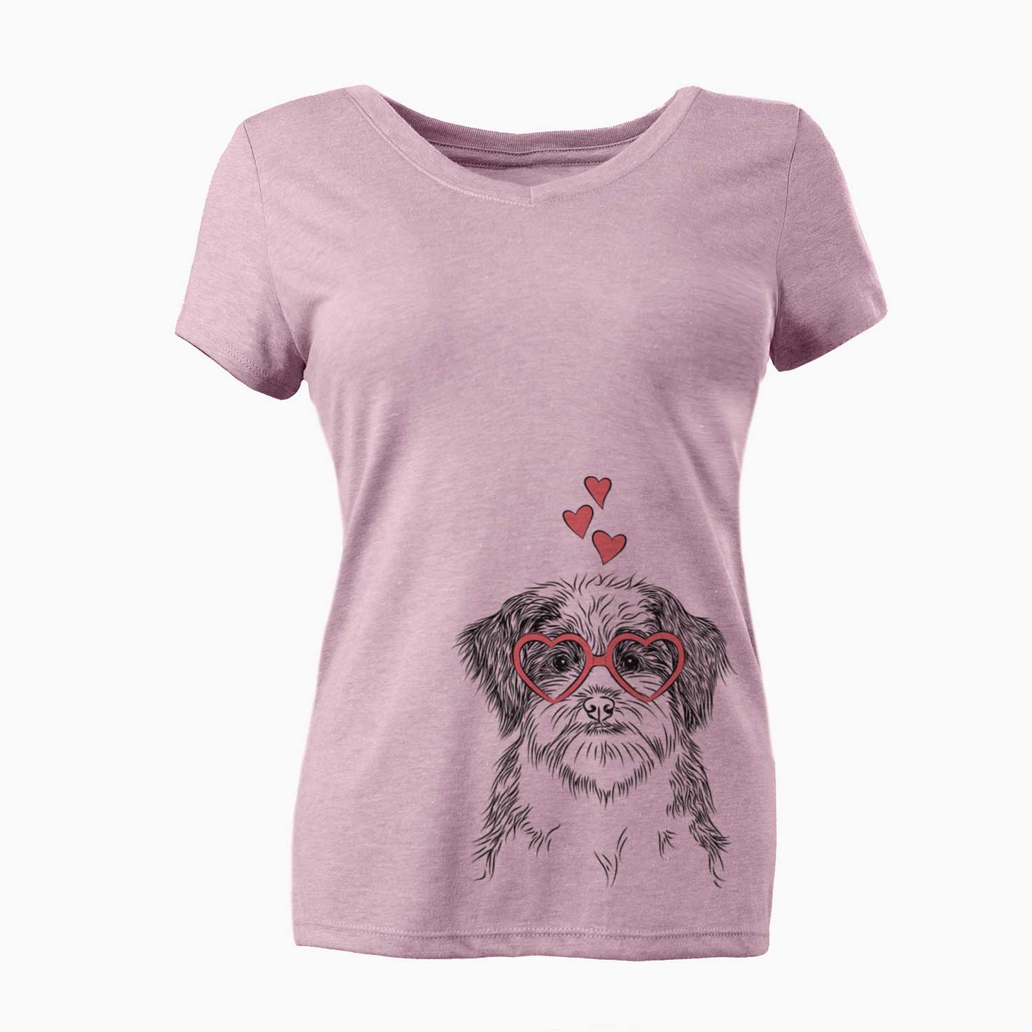 Asa the Havanese - Women's V-neck Shirt