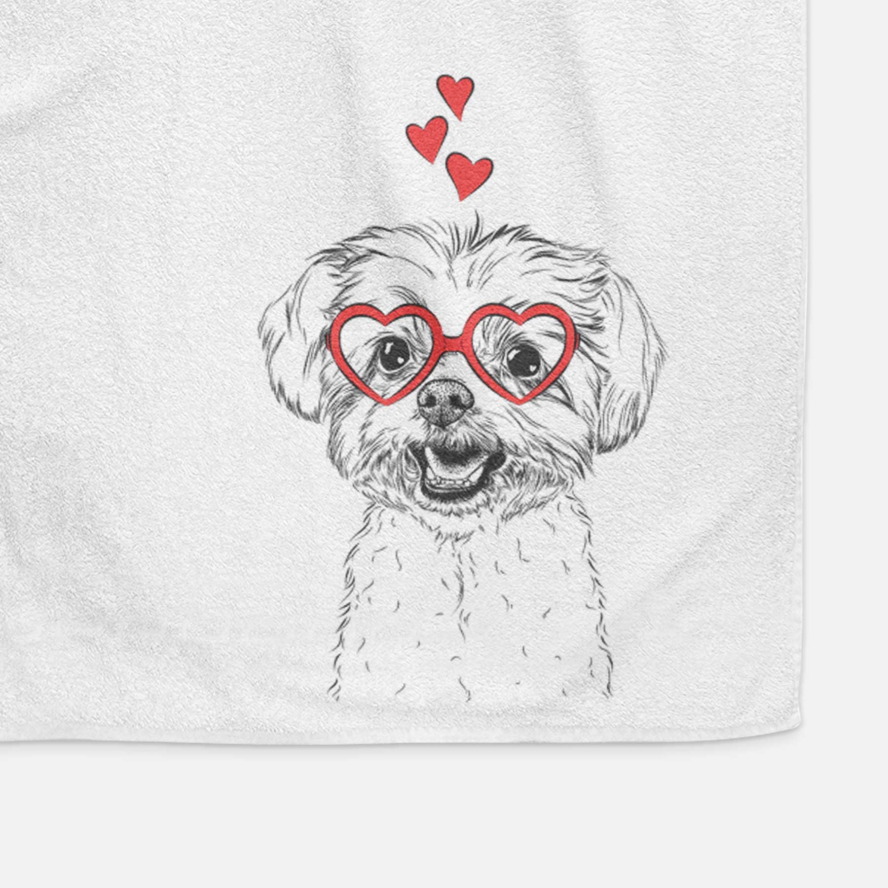 Aspen the Morkie Decorative Hand Towel