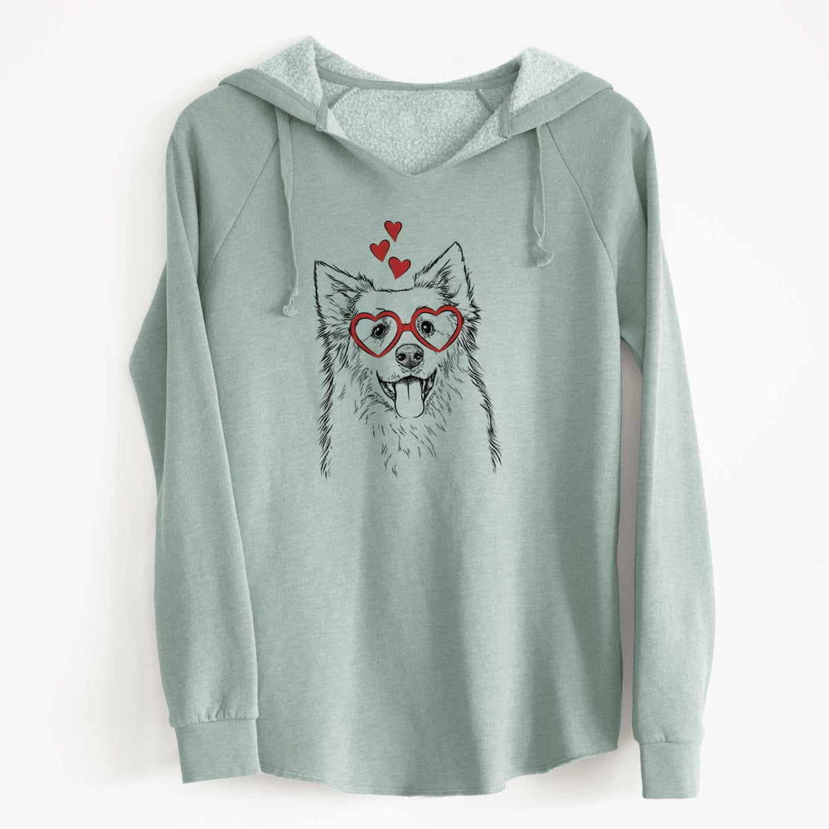 Valentine Aspenita the Mixed Breed - Cali Wave Hooded Sweatshirt