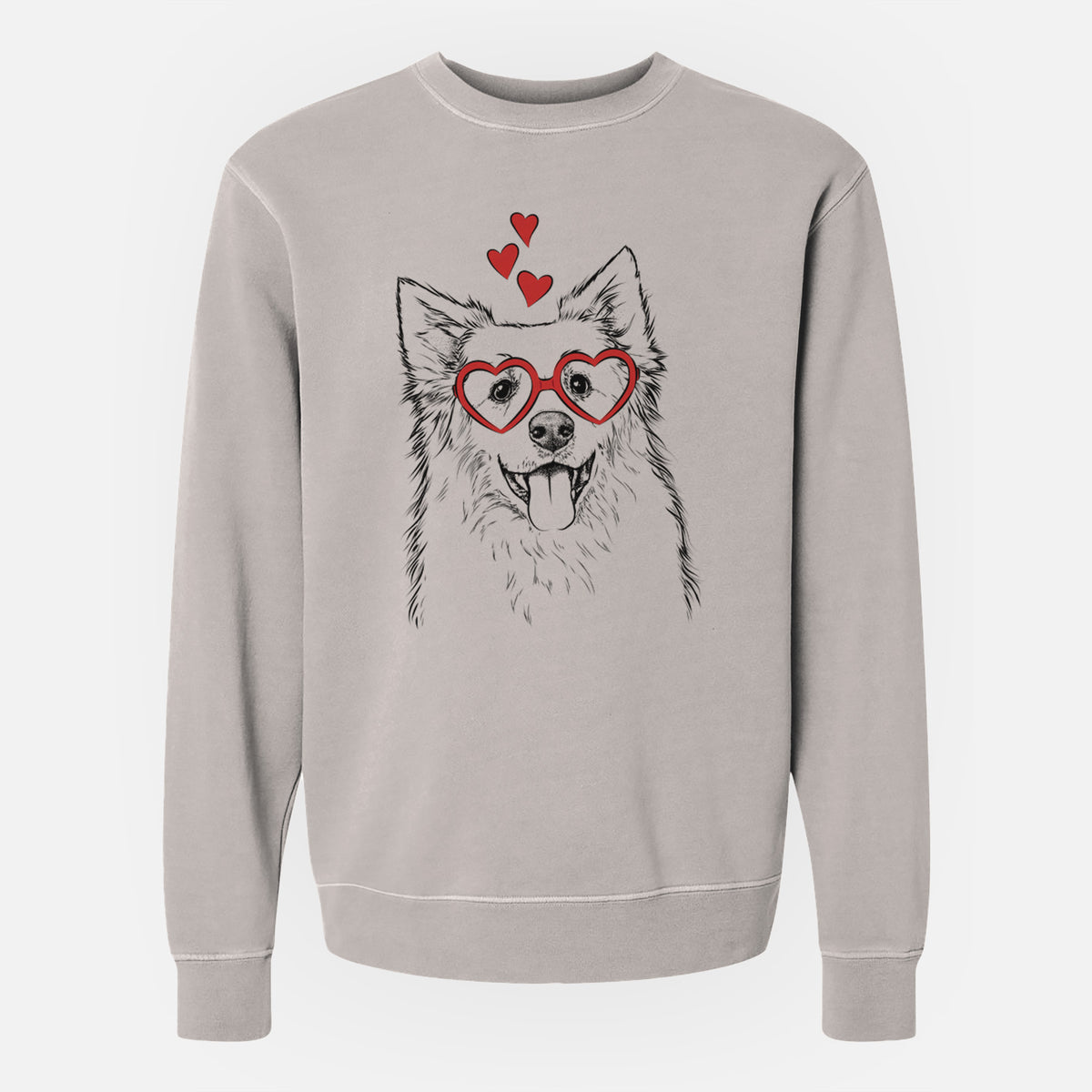 Valentine Aspenita the Mixed Breed - Unisex Pigment Dyed Crew Sweatshirt