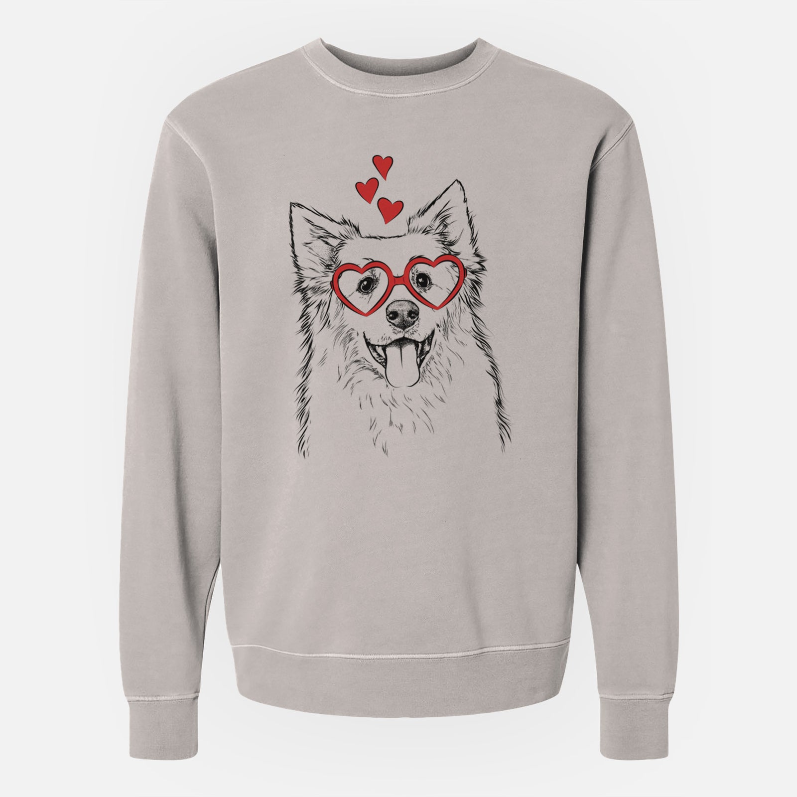 Valentine Aspenita the Mixed Breed - Unisex Pigment Dyed Crew Sweatshirt