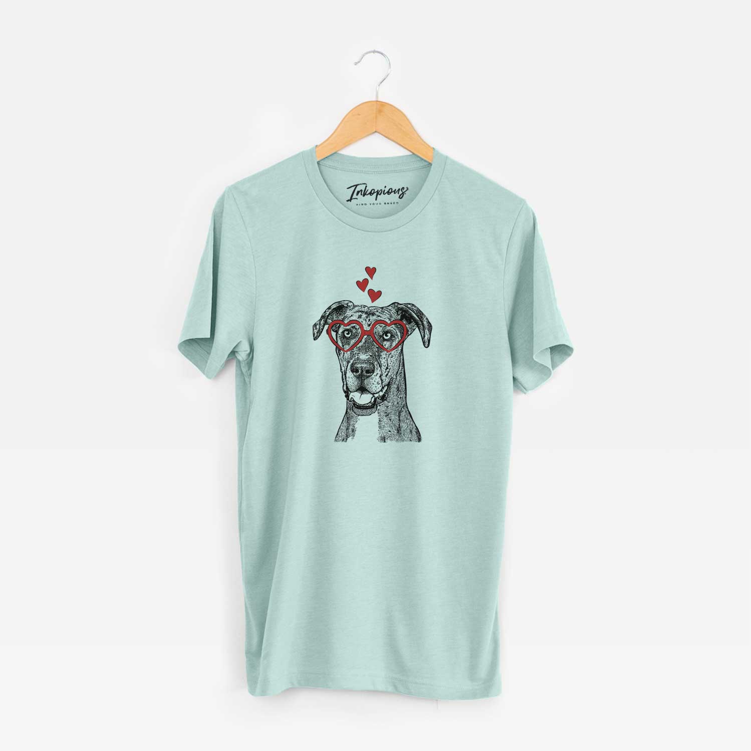 Valentine Athena the Merle Great Dane - Unisex Crewneck