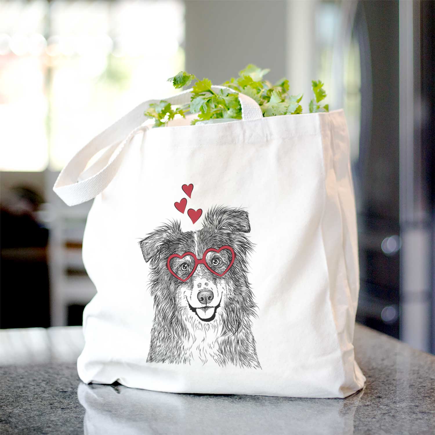 Aushe the Australian Shepherd - Tote Bag