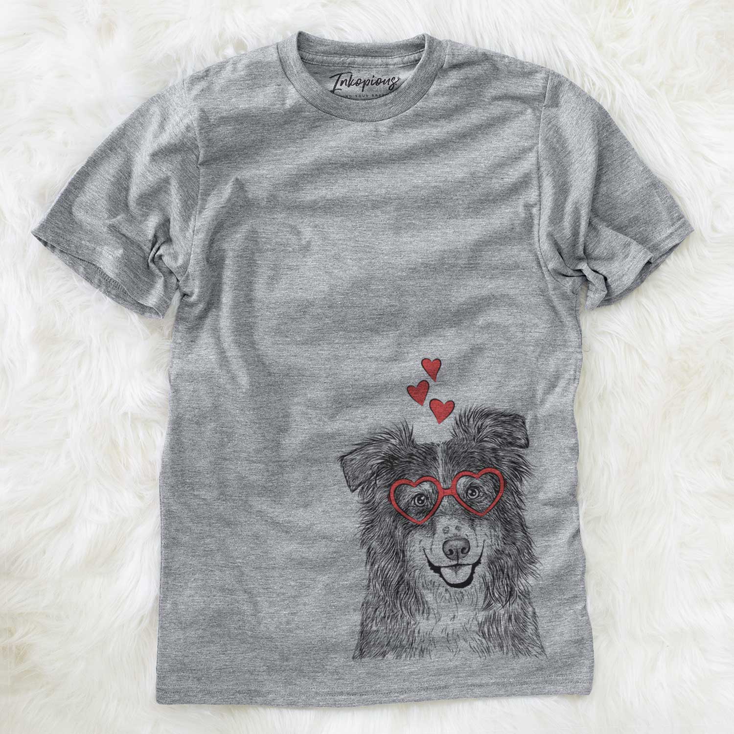 Valentine Aushe the Australian Shepherd - Unisex Crewneck