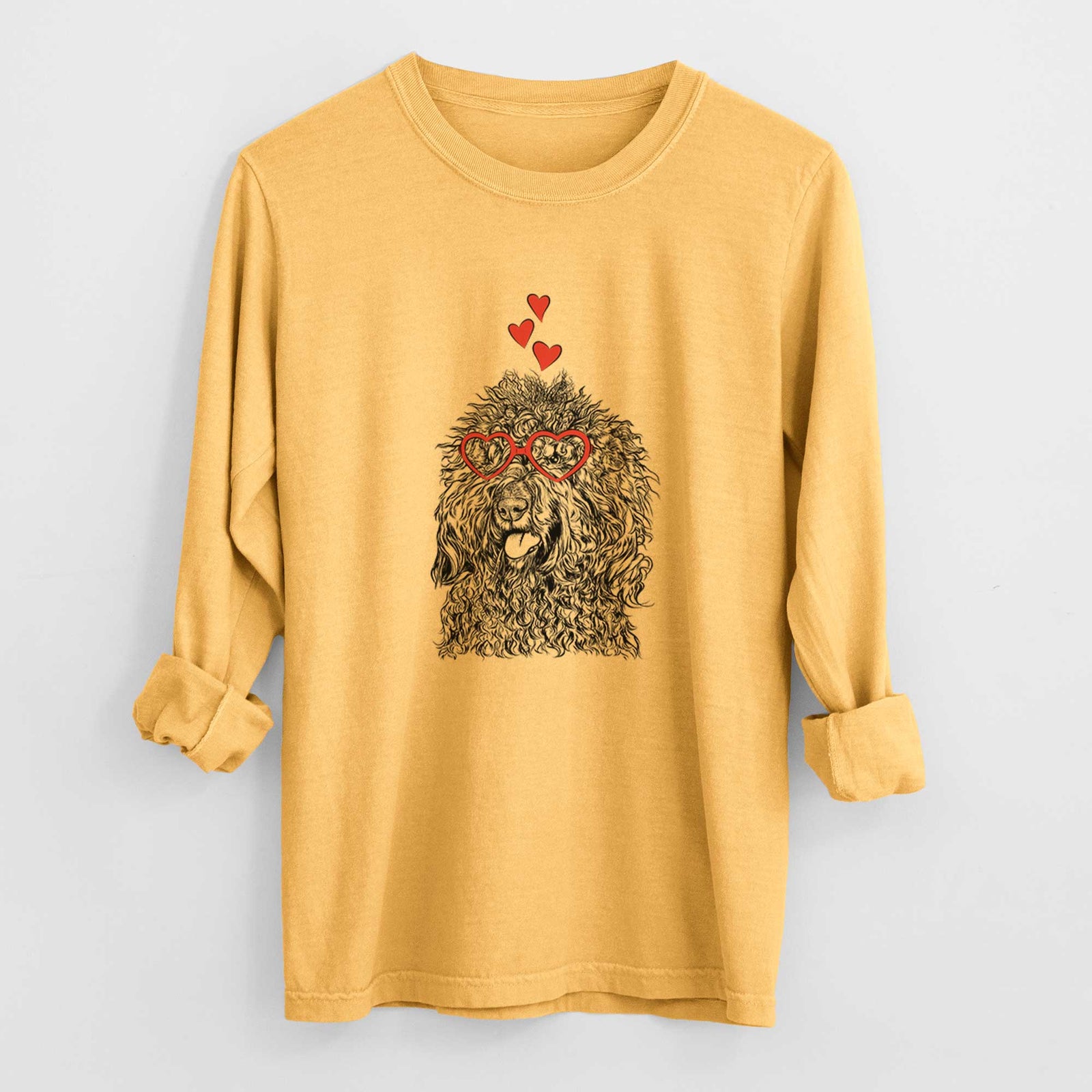 Valentine Babs the Barbet - Heavyweight 100% Cotton Long Sleeve