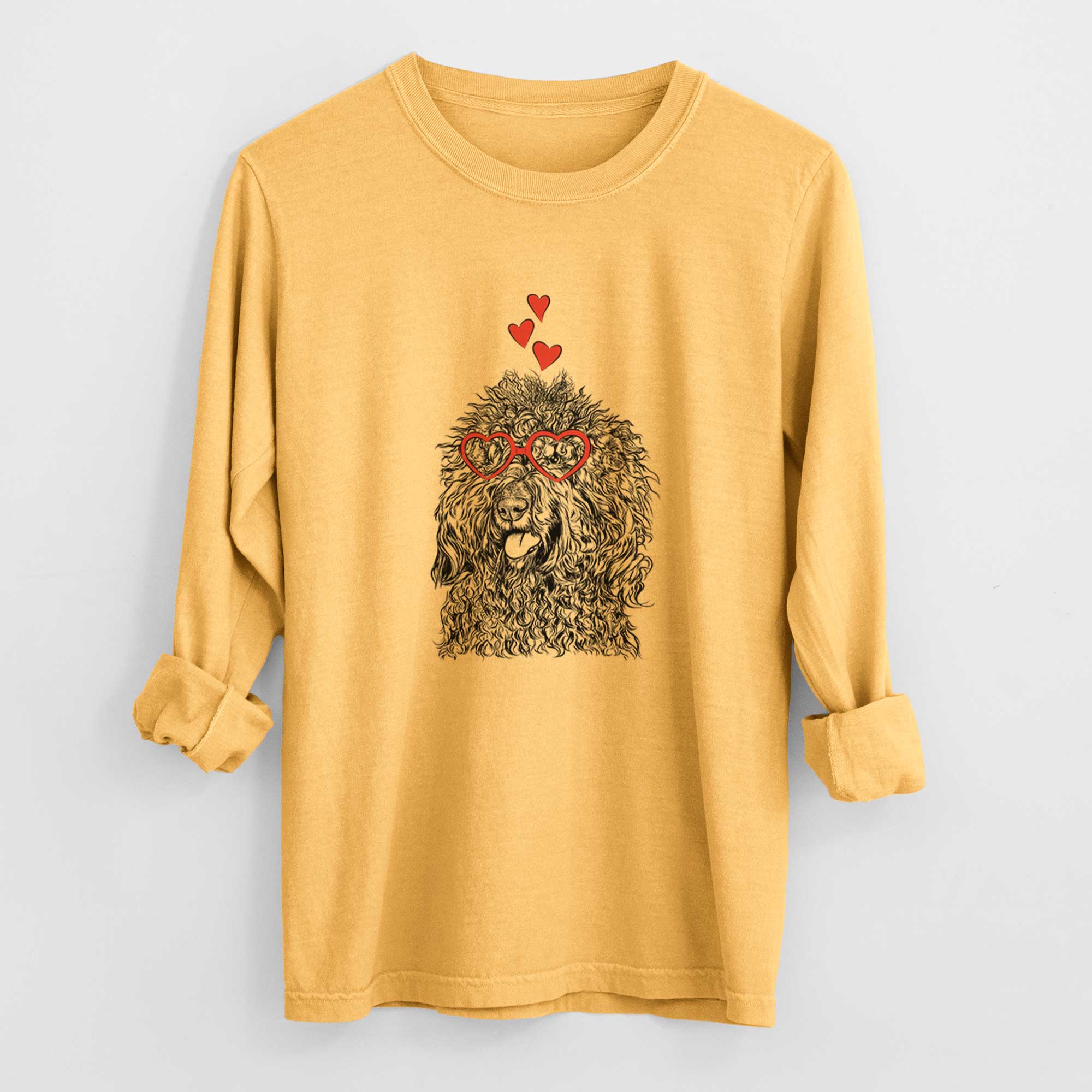 Valentine Babs the Barbet - Heavyweight 100% Cotton Long Sleeve