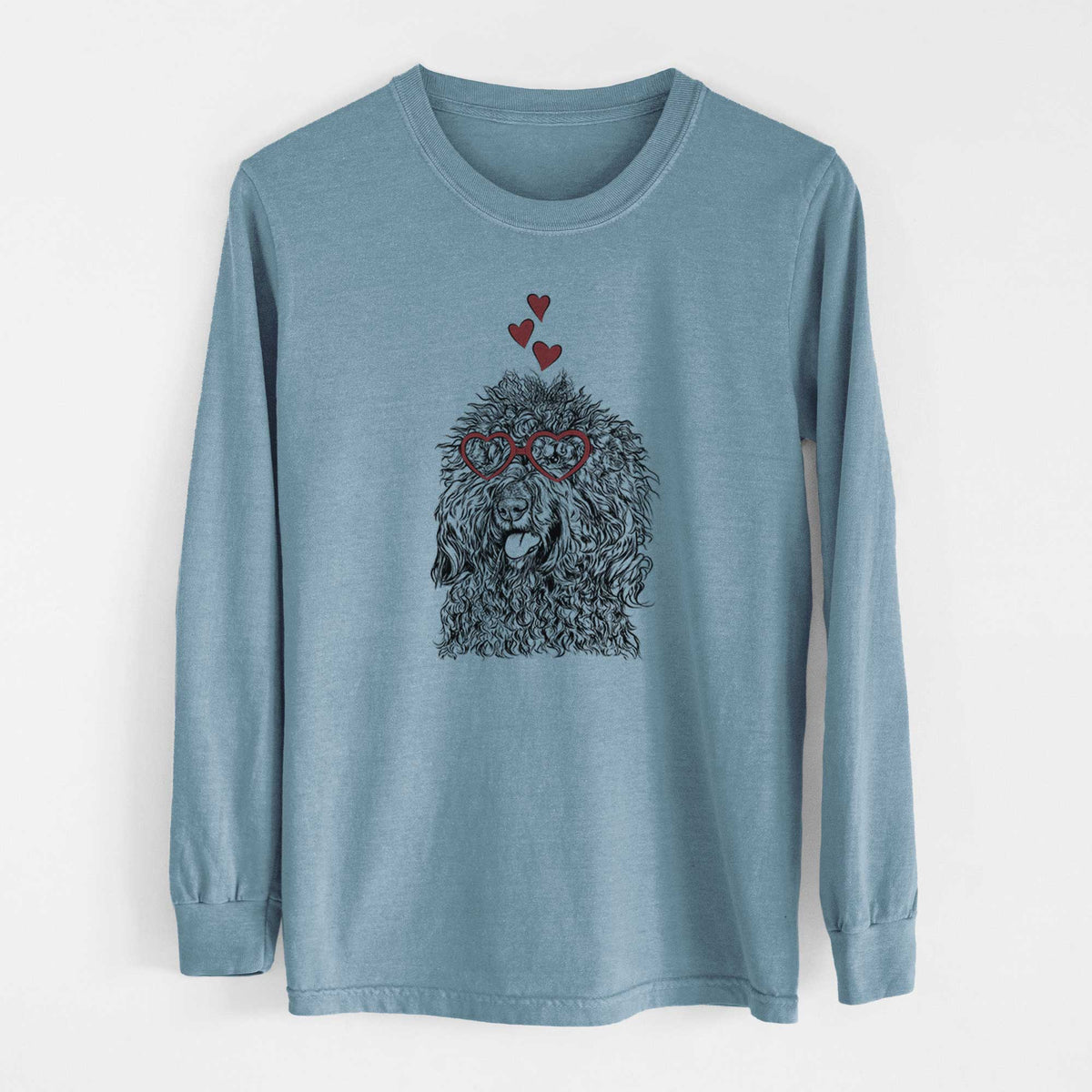 Valentine Babs the Barbet - Heavyweight 100% Cotton Long Sleeve