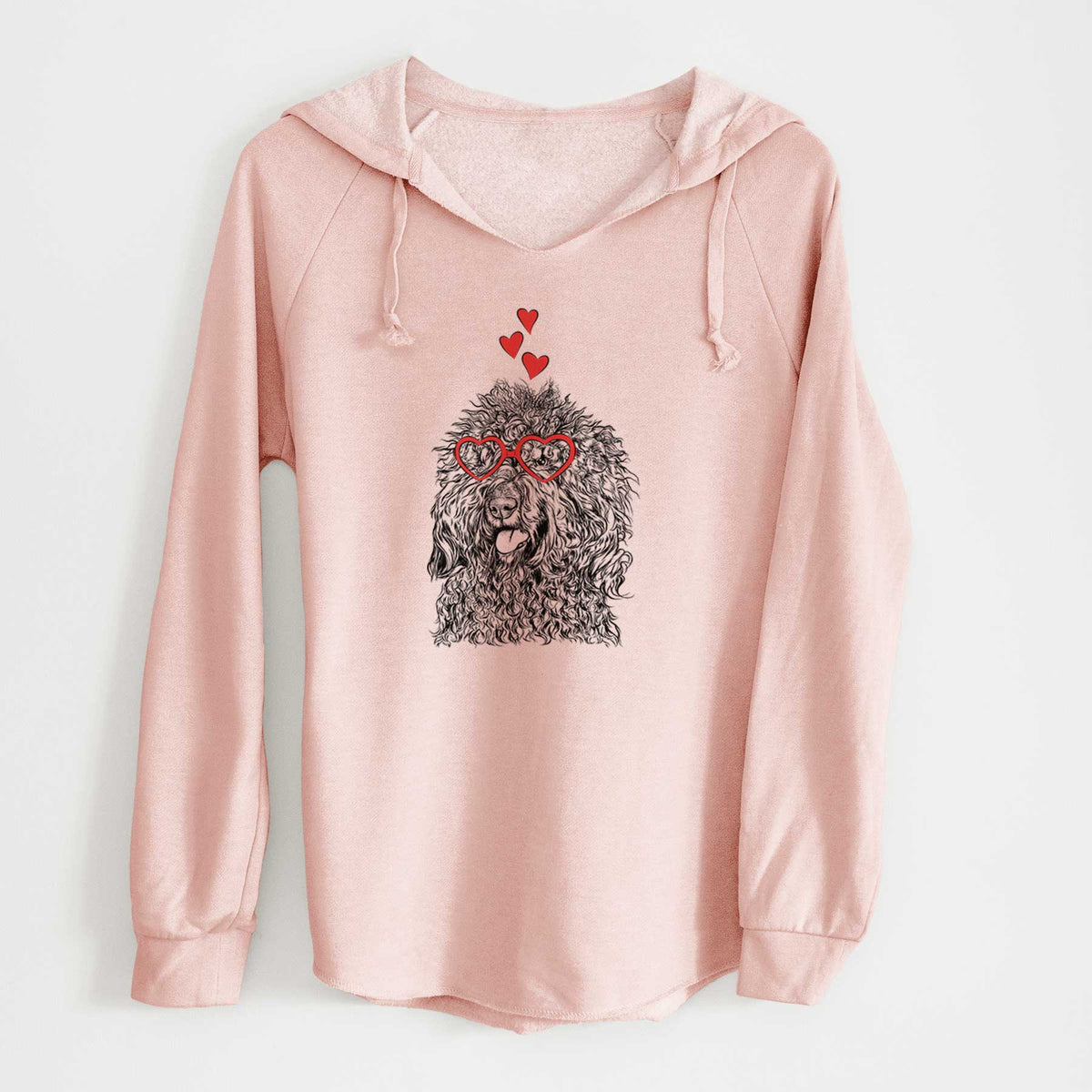 Valentine Babs the Barbet - Cali Wave Hooded Sweatshirt