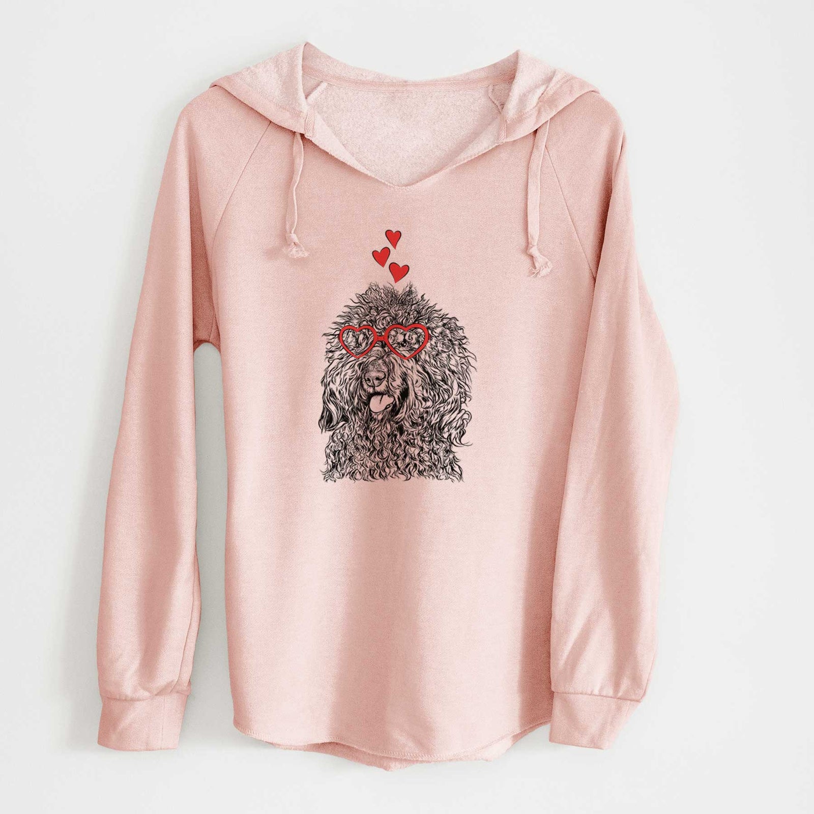 Valentine Babs the Barbet - Cali Wave Hooded Sweatshirt