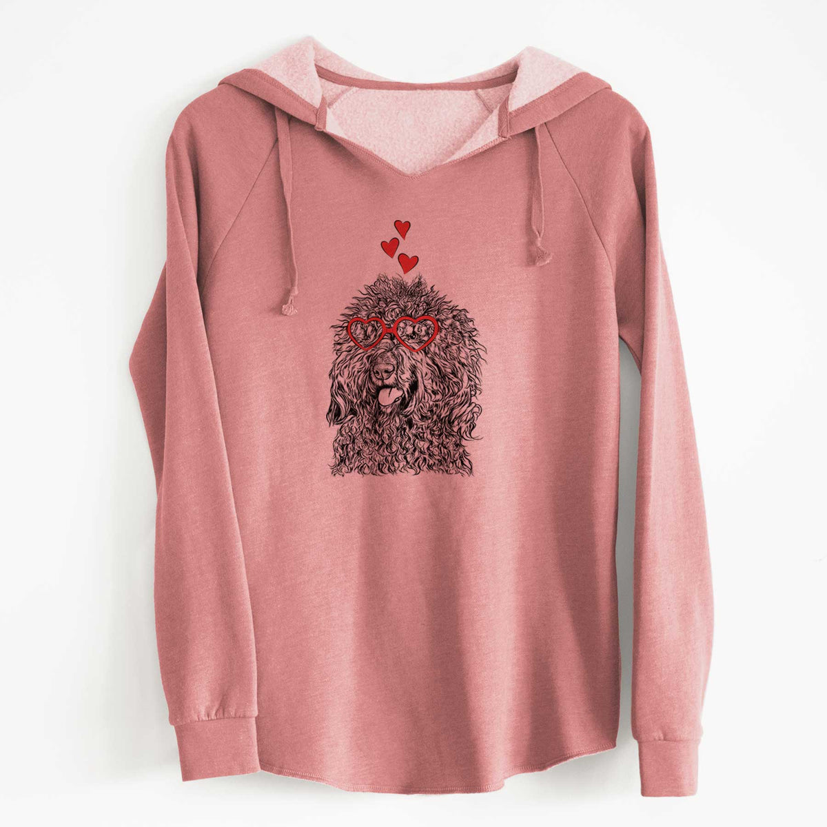 Valentine Babs the Barbet - Cali Wave Hooded Sweatshirt