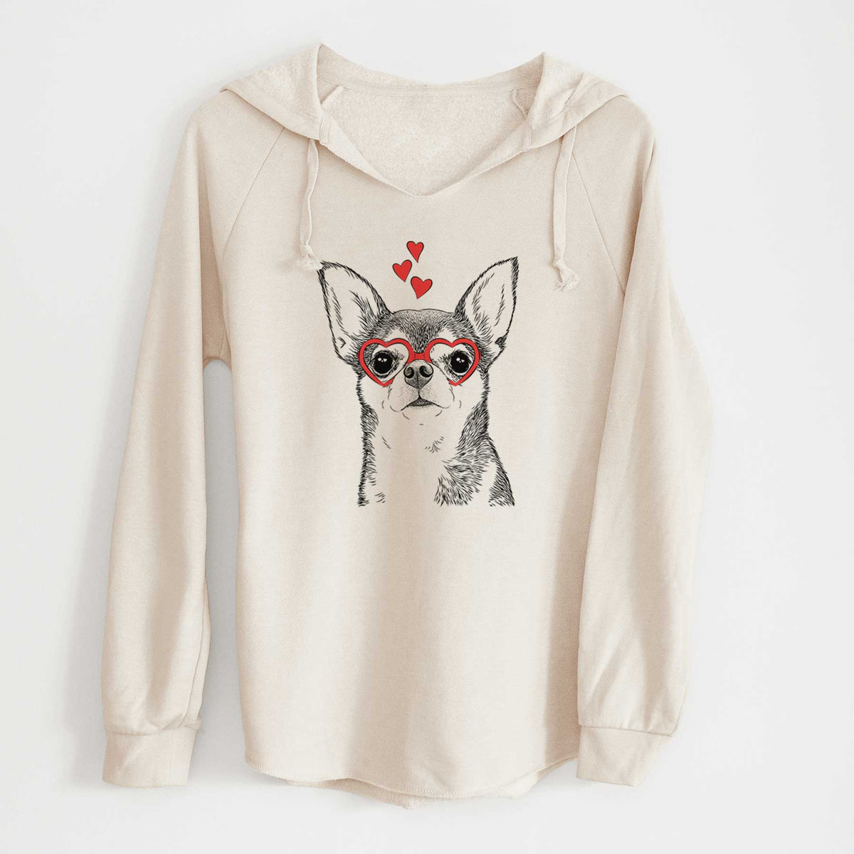 Valentine Baby the Chihuahua - Cali Wave Hooded Sweatshirt