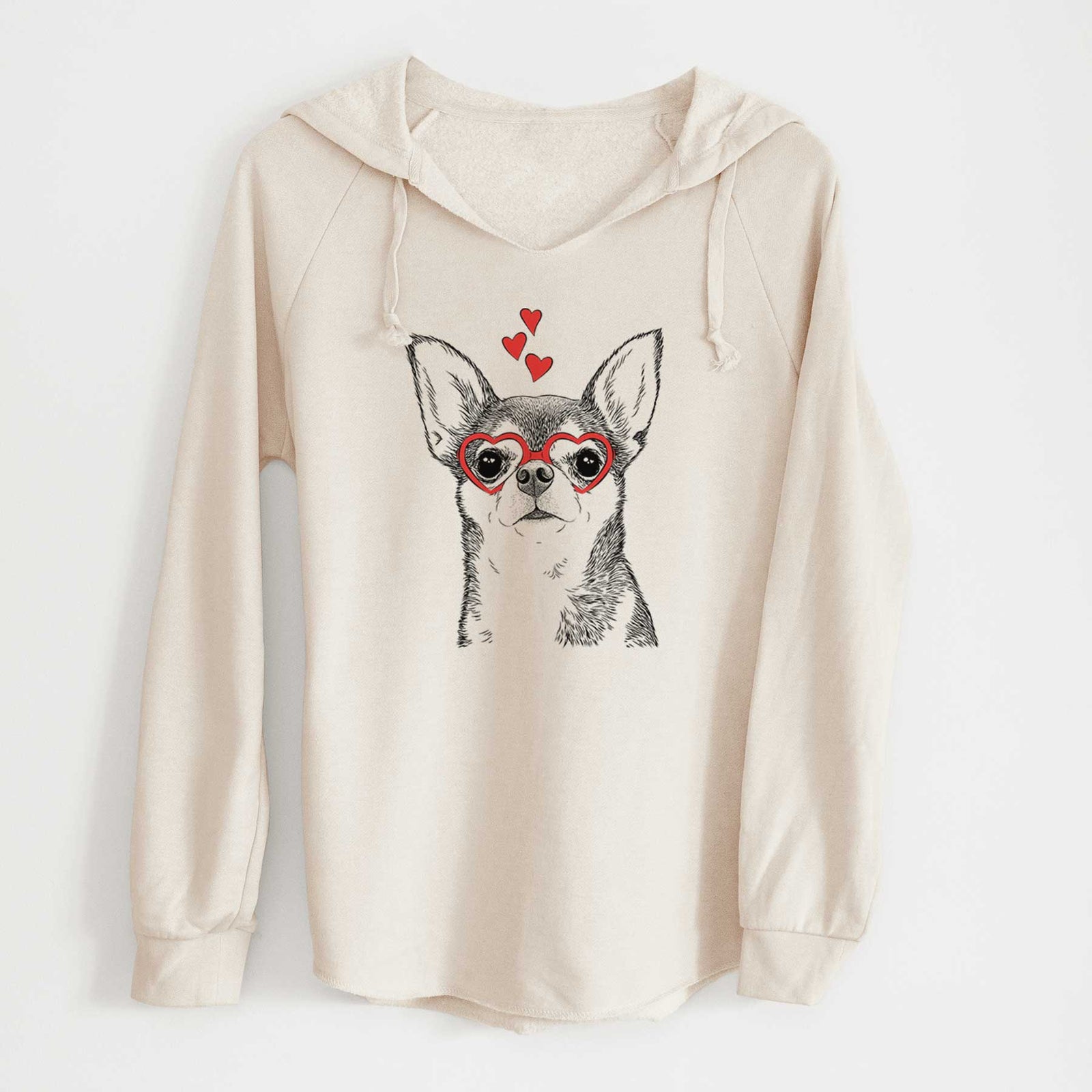 Valentine Baby the Chihuahua - Cali Wave Hooded Sweatshirt