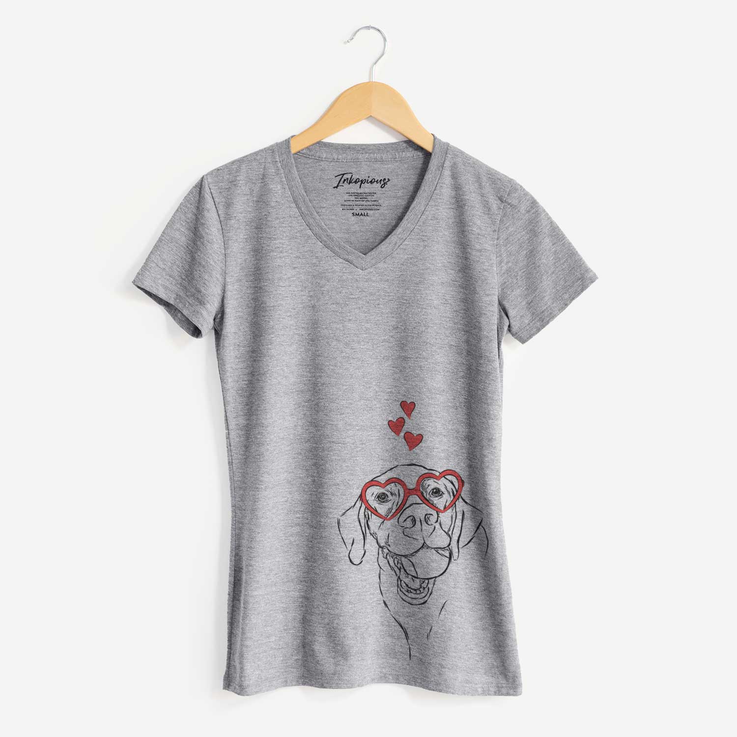 Valentine Bailey the Labrador Retriever - Women's V-neck Shirt