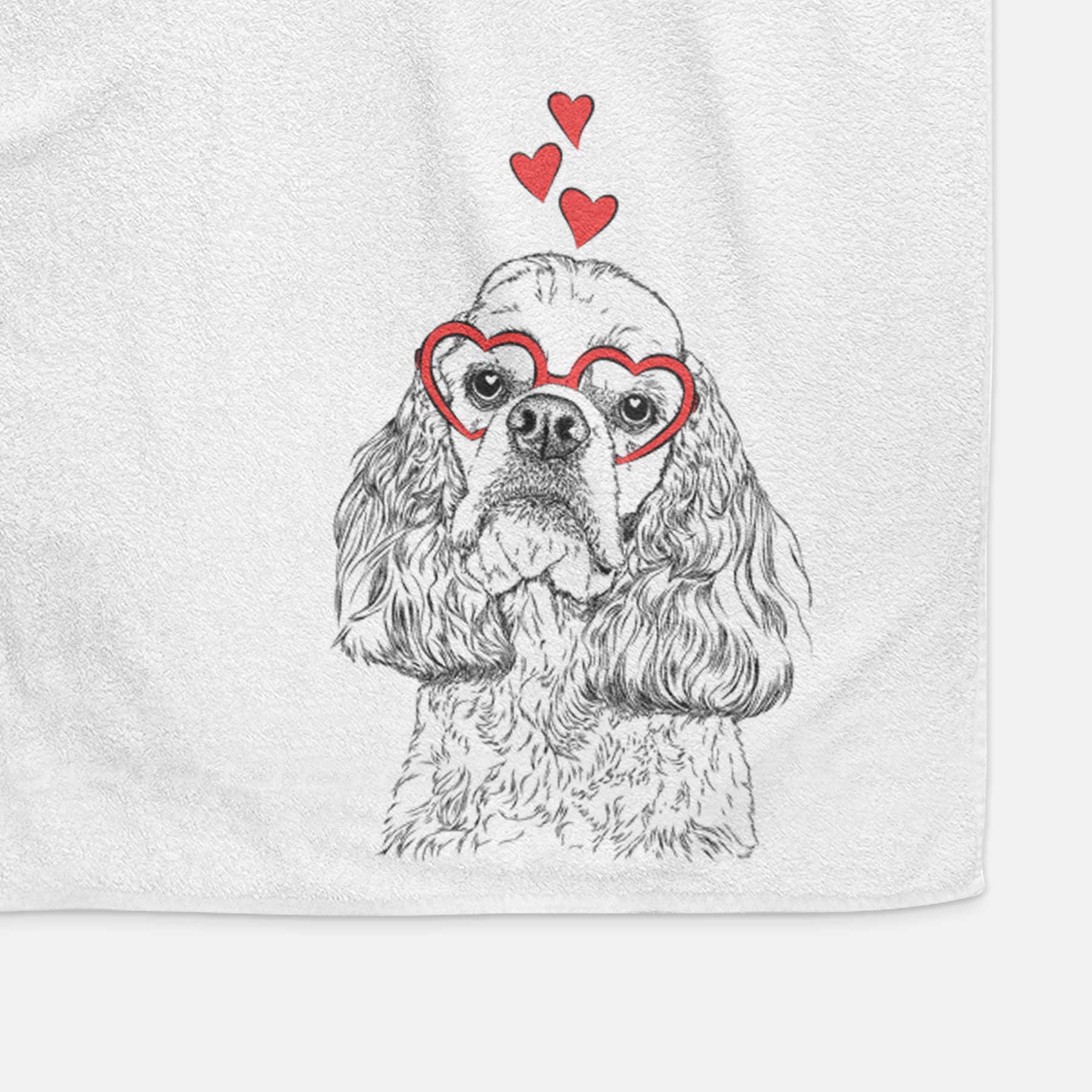 Bailey the American Cocker Spaniel Decorative Hand Towel