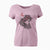 Valentine Bailey the Long Haired Dachshund - Women's V-neck Shirt