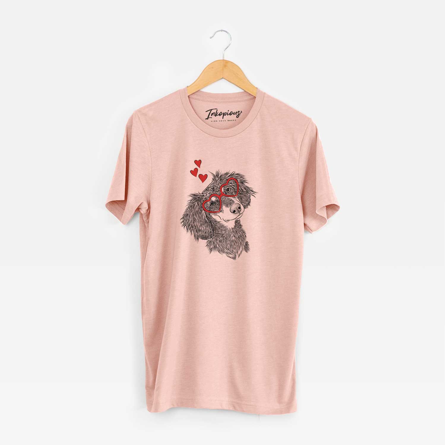 Valentine Bailey the Long Haired Dachshund - Unisex Crewneck