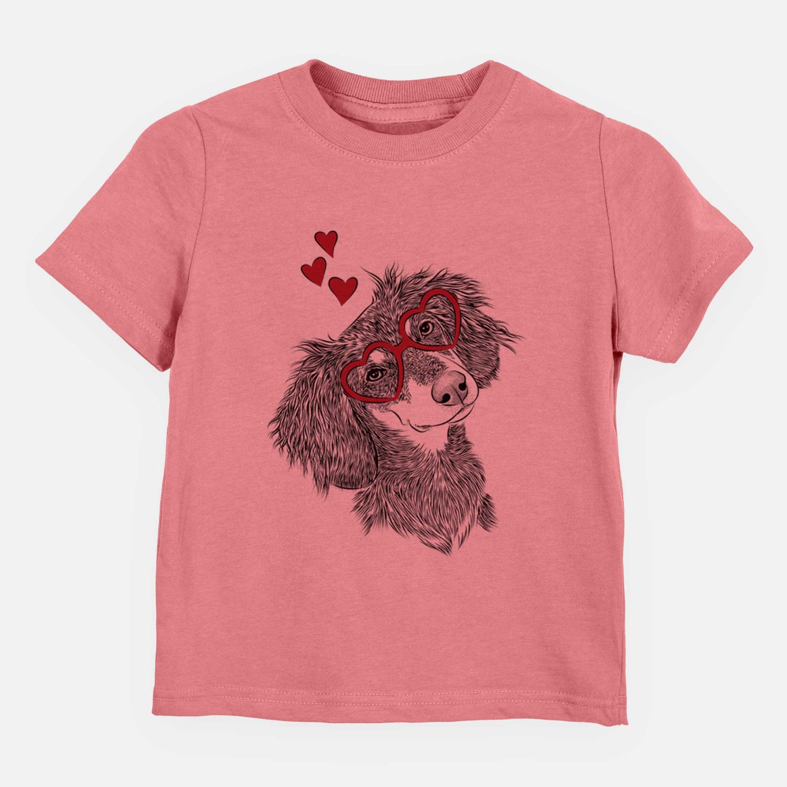 Valentine Bailey the Long Haired Dachshund - Kids/Youth/Toddler Shirt